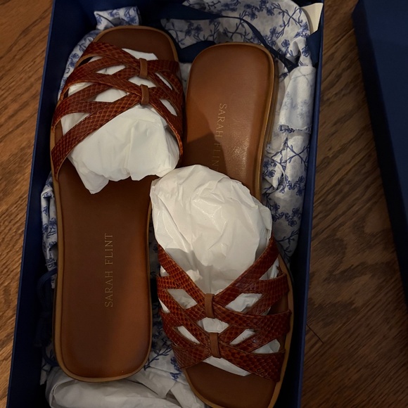 Sarah Flint Sandals 37 US 7 - Picture 8 of 10